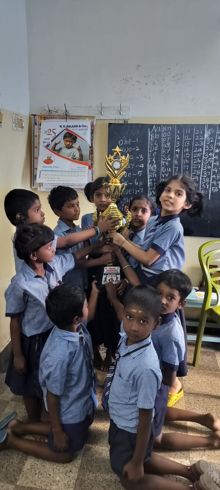 Happy students